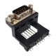 Conector db9 D-SUB 9 pin male female plug DB37 cable RS485 breakout terminals solderless db37 connector female