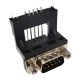 Conector db9 D-SUB 9 pin male female plug DB37 cable RS485 breakout terminals solderless db37 connector female