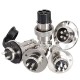 GX25 2-12 Pin Firewall GX Connector GX12/GX16/GX20/GX25/GX30 Environmental Resistant Connector Male/Female GX Aviation Plug