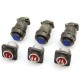 GX25 2-12 Pin Firewall GX Connector GX12/GX16/GX20/GX25/GX30 Environmental Resistant Connector Male/Female GX Aviation Plug