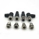 M Series Aviation Connector M12 3/4/5/8/12 Pin Male Female Waterproofing M Series Circular Connector MIL-STD Connector