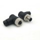 M12 Cable Assembly Male to Female waterproof connector 3 5 6 12 17 pin M12 Sensor Aviation Connectors