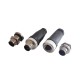 Waterproof Male to Female Custom 3-12 Pin Wire Connector M8 Electric circular connectors