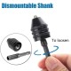 Hex Shank Black & White Keyless Drill Chuck Adapter for Easy Bit Changes 2PCs