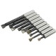 12mm Shank Carbide-Tipped Boring Bar Set - Lathe Tool Flat End Rods 9PCs 