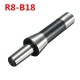 R8-B18 / MT2-B18 / MT3-B18 Drill Chuck Arbor for Keyless 1-16mm Lathe - Self-Tightening Tool 1PC