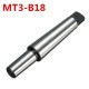 R8-B18 / MT2-B18 / MT3-B18 Drill Chuck Arbor for Keyless 1-16mm Lathe - Self-Tightening Tool 1PC