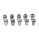 Socoje ER16 Collet Set, 1/32" to 3/8", 3/4" x 3.94" Chuck Holder 1 set 10 Pcs 