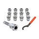 ER-32 R8 x 4 inch 12 ps/set ER Collet Systems with R8 Shank