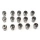 ER25 Collet 15PCS SET Ultra Precision 1/16 3/32 1/8 3/16 7/32 1/4 5/16 11/32 3/8 13/32 7/16 1/2 17/32 9/16 5/8