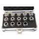 ER25-14PCS(1/8 inch-5/8 inch) Precision Spring Collet  Aluminum alloy box