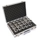 ER40-23PCS(1/8 inch-1 inch） Precision Spring Collet Aluminum alloy box