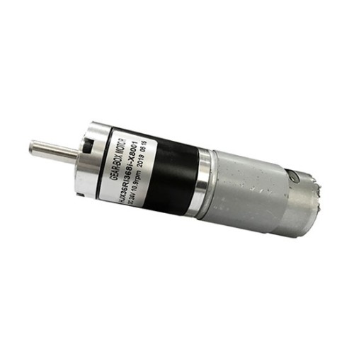 Brushed DC Motor with Gearbox 4000rpm 12V/24V 36mm