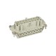 Industrial rectangular multi pins heavy duty connector hdc-he-4/6/10/16/20/24/32/48 core 16A waterproof aviation plug