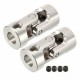 CNC machining parts 4-12MM Double Universal Joint Coupling U Joint 54012 Industrial Gimbal Coupling Universal Joint