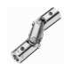 cnc manufacturer  custom service universal joint stainless steel cardan high quality 180 degree double Universal joint