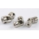 CNC manufacturing stainless steel 6mm 8mm 10mm 12mm cardan coupling universal joints flange head for mechanical part 10Pcs