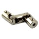 Customized s CNC machined Stainless Double Universal Joint Metal steering universal joints Coupling