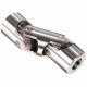 Customized s CNC machined Stainless Double Universal Joint Metal steering universal joints Coupling