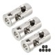 Customized s CNC machined Stainless Double Universal Joint Metal steering universal joints Coupling