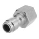 1/4 Inch Socoje F Quick Release Adapter Connector for Pressure Washer Spray Gun 1pc