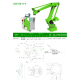 Automatic arc welding robot industrial robot welding LHZ1500  welder machine