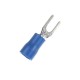 Heat Shrink Socoje Blue Wiring Crimp Butt Fork Terminals Connectors 20pcs