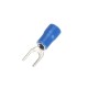 Heat Shrink Socoje Blue Wiring Crimp Butt Fork Terminals Connectors 20pcs