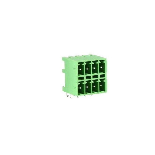 3.81mm 5.0mm 5.08mm 6739 Pitch PCB Terminal Block Connector Angle Pin Green Color Pluggable Type 