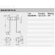 Pneumatic Manifold 1/8‘‘ Bracket set H=120