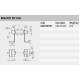 Pneumatic Manifold 1/8‘‘ Bracket set H=60