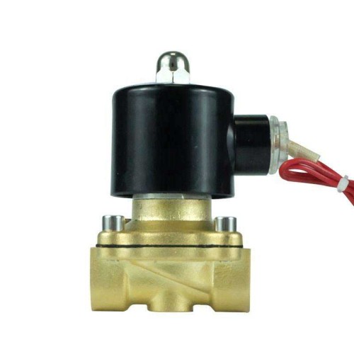 12V 24V 220V 2w-025-8 Socoje Normally Closed Brass  High Pressure 2 Ways Oil Valve Water Solenoid Valve 1pc