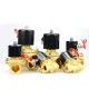 12V 24V 220V 2w-025-8 Socoje Normally Closed Brass  High Pressure 2 Ways Oil Valve Water Solenoid Valve 1pc