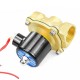 12V 24V 220V 2w-025-8 Socoje Normally Closed Brass  High Pressure 2 Ways Oil Valve Water Solenoid Valve 1pc