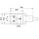 Actuator cable - SAC-3P- 10,0-PUR/BI-1L-R-ES - 1401359