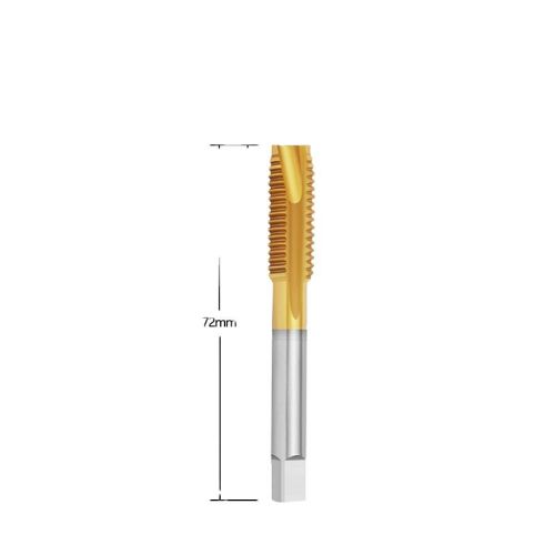 High Speed Steel m12*1.75mm screw threading tapping titanium spiral point tap with ce certification