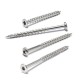 1/4" x 1/4"  2mm Bamboo Joint Wood Screw - Square Recessed Pan Head, Torx Button Head, Self-Drilling, Stainless Steel 1pc