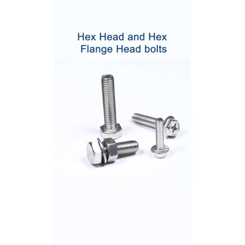 Manufacturer Supply Zinc Plated Flat Pan Hex Head Allen Security Bolts and Screw