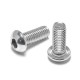 China ISO 7380 Stainless Steel 304 (A2/A4) M6/M8/M10 Button Head Hex Socket Machine Screws