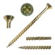 China Steel Pozidriv Double Countersunk Flat Head Self-Tapping Wood Screws