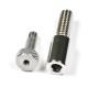 Custom Metal Flat Slotted Cheese Socket Head Knurled Shoulder Screws & Bolts