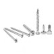 Robertson Pan Flat Head Decking Screws - Stainless Steel Self-Tapping Wood Screws