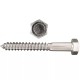 DIN 571 Stainless Steel Hex (Square) Head Lag Screws - Ideal for Wood Projects