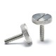 Large Cheese Head Thumb Screws - DIN 653 Stainless Steel 304/316 Slotted and Diamond Knurled