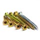 DIN Standard Full Thread Countersunk Head Yellow Zinc Chipboard Screws