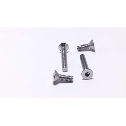 Hex Socket CSK Head Machine Screw - DIN 7991 - 18-8 Stainless Steel