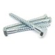 Blue White Zinc Plated DIN 571 Hex Head Lag Screws - 6x40mm for Wood Projects