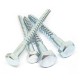 Blue White Zinc Plated DIN 571 Hex Head Lag Screws - 6x40mm for Wood Projects