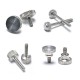 Diamond Knurled Cheese Head Thumb Screws - M1.6-M10 Stainless Steel 304/316 Resistant to Rust