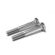 DIN933 Half Thread Nylon Structural Hex Bolt - M2/M4/M5/M6/M8, SS304 Galvanized, Grade 4.8